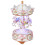 White Resin Vintage Music Box for Desktop 1