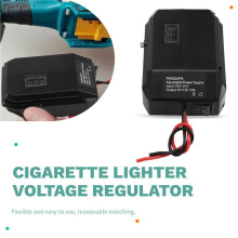 18V to 12V Step Down Converter for Parkside 18V Battery, Power Wheels Battery Adapter, Cigarette Lighter Buck Adapter