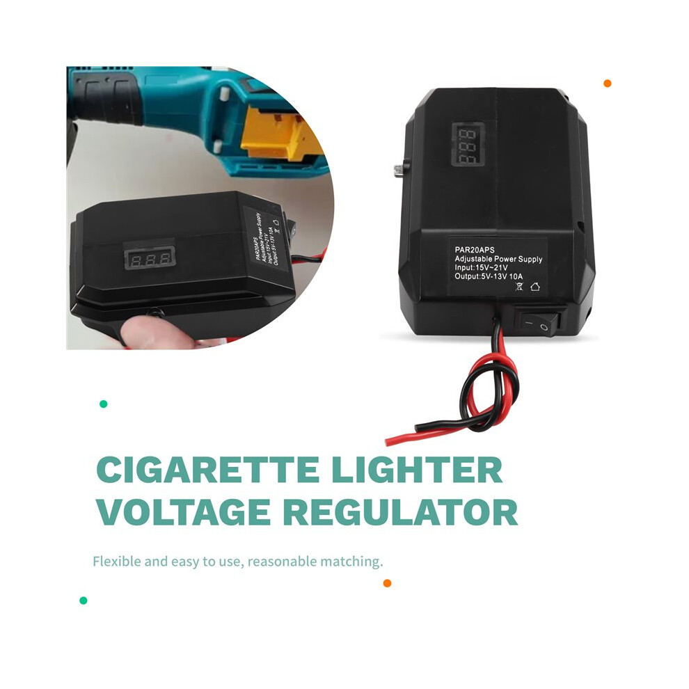 18V To 12V Step Down Converter For Parkside 18V Battery, Power Wheels Battery Adapter, Cigarette Lighter Buck Adapter 6031146257809