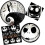 Nightmare Before Christmas-servisset 23 cm tallrikar & 1