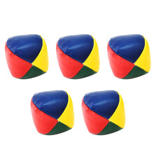 5Pcs Juggle Sandbag Balls Assorted Color PU Kids Toy