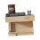 Multi Functional Wood Wall Shelf For Kitchen-wood color L 1