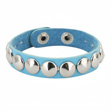 Modieuze unisex-polsbandketting met spikes voor-Hemelsblauw