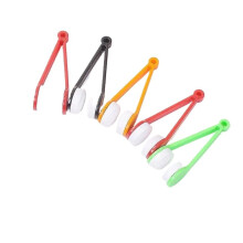 Eyeglass Cleaner Set 5 Pack Microfiber Glasses Cleaning Tool with Soft Brush Tips Multicolor Clip Design