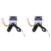 2X Digital Humidity Controller Hygrometer Humidity Control 0-99%Rh Hygrostat with Humidity Sensor AC220V