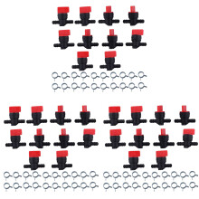 30PCS 494768 698183 Valvola di Intercettazione del Carburante con Morsetto per Tubo del Carburante Briggs da 1/4 di Pollice E Trattore da Prato