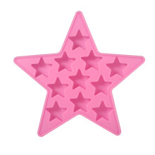 Mucegai de gheață Freeze Star, tip pentagramă, pentru whisky și cocktail, material siliconic de calitate alimentară, asigură gustări sigure,