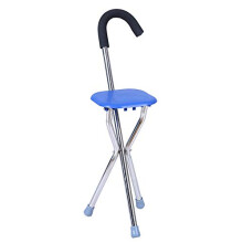 Folding Walking Cane Seat 2 in 1 Lightweight 3 Leg Stick Chair for Seniors Elderly Outdoor Travel