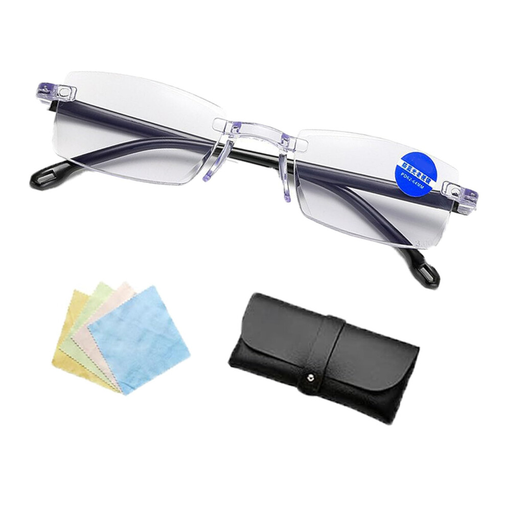 Blue/Light Auto Focus Reading Glasses For Men And Women, Intelligent Zoom Anti Presbyopia Eyewear