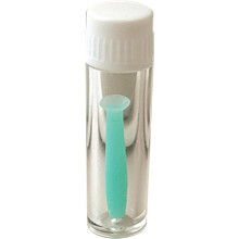 Green Soft Silicone Contact Lens Remover Tool Plunger for Easy Lens Removal and Dual Compatibility