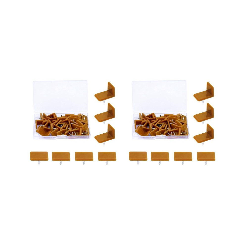 80 Pieces Tack-In Drawer Glides And Slides Furniture Glide Plastic Drawer Tack Glide With Nail For Repairing Dresser 6033441841592