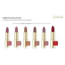 Labial - EVELINE COSMETICS - N6 - Textura gel ligera - Penetra rápidamente - Color rojo