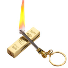 Outdoor Survival Lighter with Durable Zinc Alloy and Reliable Magnesium Spark, Windproof Keychain for Camping