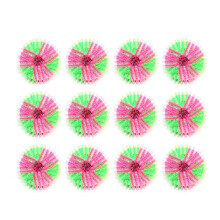 12pcs Laundry Lint Remover Balls, Reusable Pet Hair Remover for Washing Machine, Red and Green 35mm