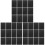 Glitter Black Craft Paper for DIY and Scrapbook 2