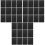 Glitter Black Craft Paper for DIY and Scrapbook 3