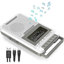 Convertor casetofon, înregistrare pe casete/card B/SD prin microfon, casetă portabilă în microfon MP3 prin disc U/card SD sau PC, casetă