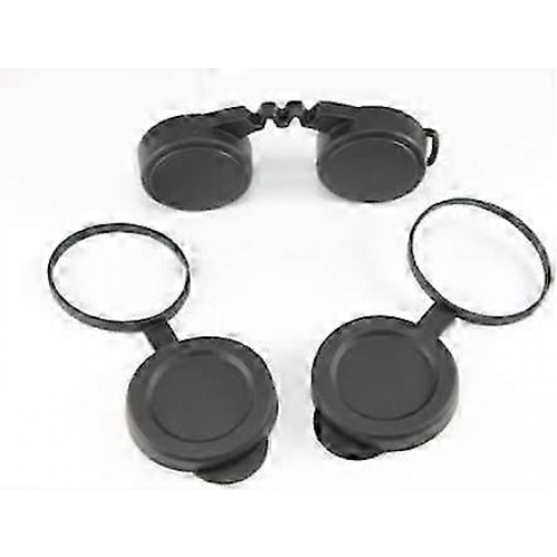 10x42 Rubber Lens Caps for Binoculars + Rainguard,Objective Optics Protection Covers