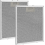 2 τεμάχια μεταλλικό φίλτρο λίπους 320x260mm, αλουμινίου, αντιλιπαντικό, πλενόμενο, π 1