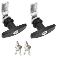 T-Handle Door Lock Truck Cap Locking with 2 Keys for Most of Truck Cap Toppers Tops