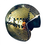 Casco brillante con forma de bola de discoteca y visera retráctil para accesorios de discoteca. 1