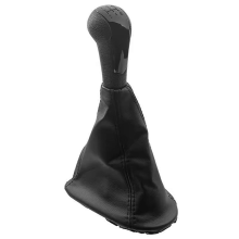 Black Manual Gear Shift Knob Boot Fit Compatible With Chevrolet Spark 2011-2015