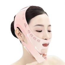 Mascarilla reafirmante con tira para el mentón y efecto lifting en forma de V