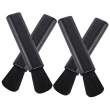 4pcs Retractable Keyboard Cleaning Brush Set for Computer and Electronics Dust Removal Black