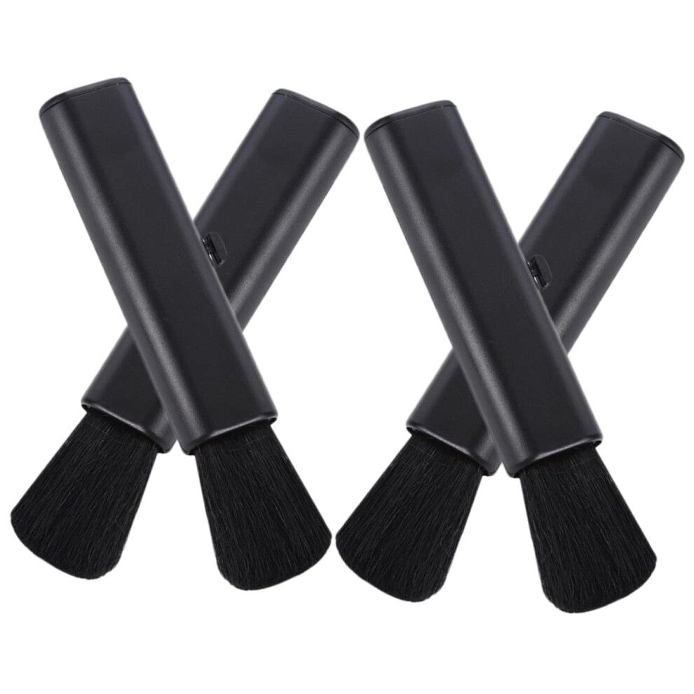 4Pcs Retractable Keyboard Cleaning Brush Set For Computer And Electronics Dust Removal Black 9310869806790