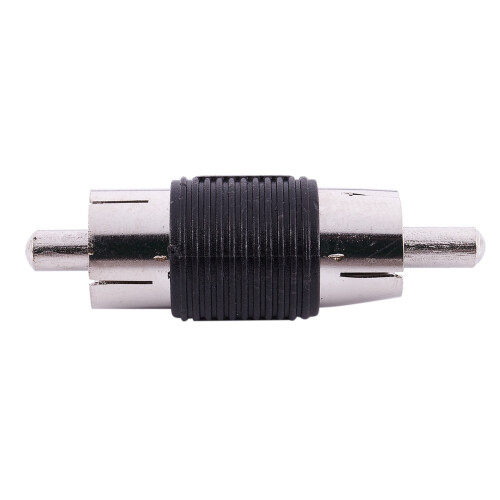 Gerade AV RCA Stecker auf Stecker Steckverbinder Adapter Adapter 12 Stk 1