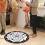 Tapete redondo Aurigate Halloween com teia de aranha, 60 cm (23,6 polegadas) 3