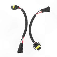 2-delige set H11 H8 naar 9006 koplamp- en mistlampadapter kabelboom conversiekabel aansluiting stekkerset