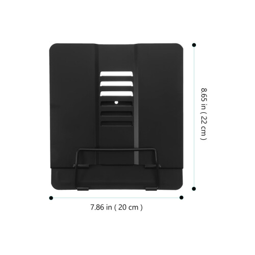 Adjustable Foldable Metal Book Stand for Reading Desk, Durable Stable Holder for Textbooks and Tablets 1