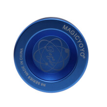 MAGICYOYO N8 Unresponsive Yoyo Alloy Aluminum Yo Yo + 5 Strings + Glove+Yoyo Bag(Black)