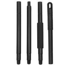 Adjustable Metal Replacement Mop Handle 4 Section Telescopic Pole Durable for Home and Commercial Cleaning