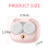 Contact Lens Cleaner Machine with USB Fast Charging, Automatic Easy Lens Cleaning Device, White Compact Design 4