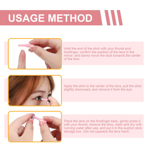 8Pcs Contact Lens Applicator and Remover Set with Soft Flexible Tips, Compact Storage Box, Easy Clean Reuse 1