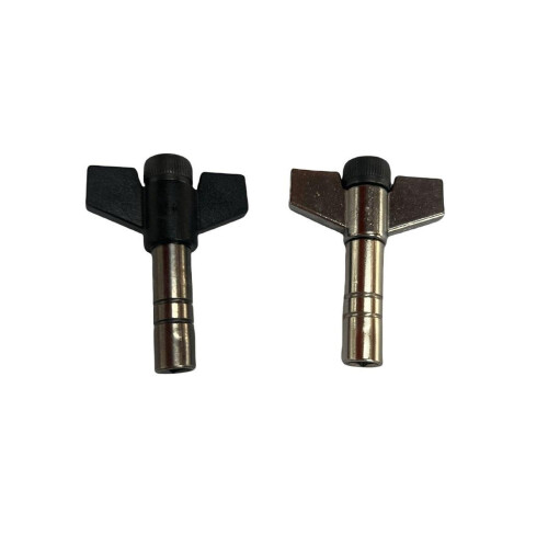 Black Drum Tuning Wrench for Percussion Hardware, Durable Low‑Profile Finish, Professional Sleek Tool 1