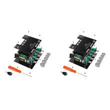 2X ZK-MT21 Digital Power Amplifier Board 50Wx2+100W 2.1 Channel AUX+BT5.0 High Low Tone Super Bass Power Amplifier Board