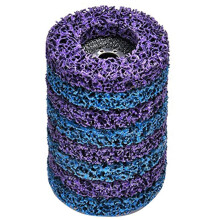 8 Pack Strip Disc Striping Wheel - pour Meuleuses D'Angle Enlever la Rouille Peinture Stripping Wheel Clean Coating Welds, 4X5/8 Pouces
