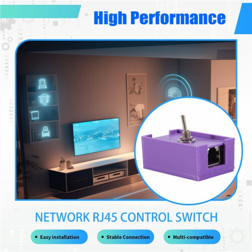 Network RJ45 LAN CAT5/CAT6 Twisted Pair Control  Toggle  Network Cable 1