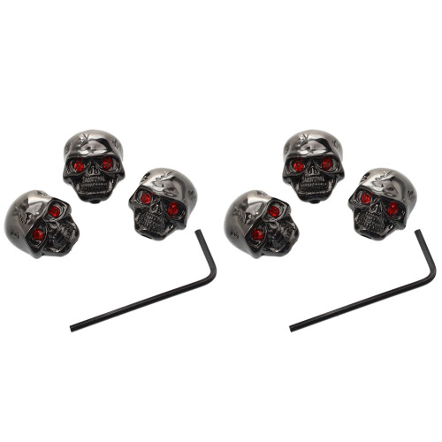 6 Pcs. Guitar & Skull   Fort Egler Noir
