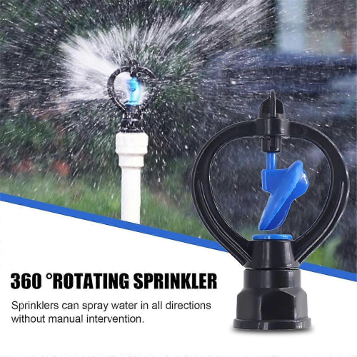 50PCS Butterfly Sprinkler Automatic External Wire Impeller Nozzle 360 Degree Automatic Rotation Spr 2