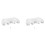 2X Gamepad Hook Holder for Xboxseries S/X Hanging Hanger Bracket for  Pro Controller Storage Rack B 1