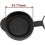 10x42 Rubber Lens Caps for Binoculars + Rainguard,Objective Optics Protection Covers 4