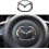 Krom sølv bilrat emblem logo badge til Mazda 3 6 CX-3 CX-5 CX-9 - JA 5