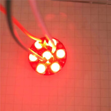 10 Stück WS2812B 5050 RGB LED-Ringlampen mit Integrierten Treibern, 7-Bit-Eindrahtsteuerung für  und für Raspberry Pi