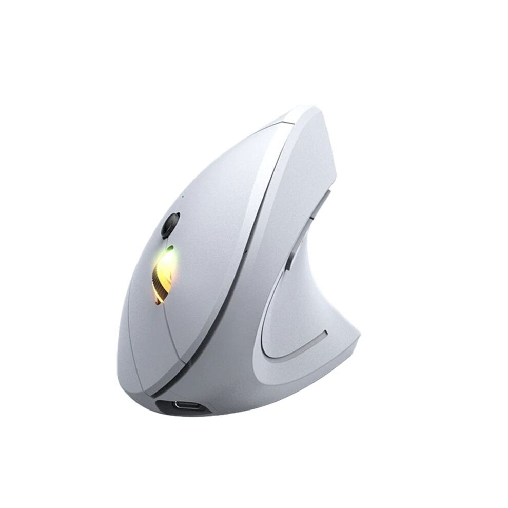 2.4Ghz Wireless Vertical Ergonomic Mouse Rechargeable Mice Dpi 800/1200/1600 For Laptop Pc Desktop White 6033073679198
