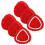 Mop Replace  for  Spin Mop Heads Replacements for  Easywring Red Microfiber Chenille Mop Pad 6PCS 1
