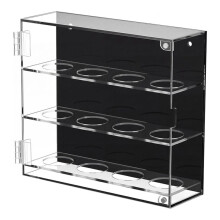 Acryl-Golfball-Vitrine, Wandmontierter Golfballhalter, 3-Lagige, Transparente Vitrine für 12 Bälle